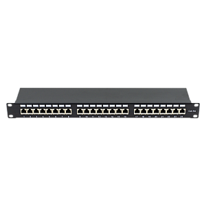 Patch Panel 1U, FTP cat6A, 24 porturi RJ45 - ASYTECH Networking ASY-PP-FTP6A-24