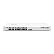 Smart Management Switch, 24 x Gigabit, 2 x SFP+ 10Gbps - Mikrotik CSS326-24G-2S+RM Smart Management Switch, 24 x Gigabit, 2 x SFP+ 10Gbps - Mikrotik CSS326-24G-2S+RM