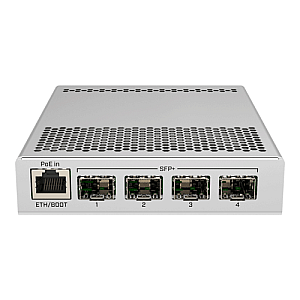 Smart Switch, 1 x Gigabit, 4 x SFP+ 10Gbps - Mikrotik CRS305-1G-4S+IN Smart Switch, 1 x Gigabit, 4 x SFP+ 10Gbps - Mikrotik CRS305-1G-4S+IN