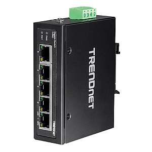 Switch industrial 5 porturi Gigabit DIN-Rail - TRENDnet TI-G50 Switch industrial 5 porturi Gigabit DIN-Rail - TRENDnet TI-G50