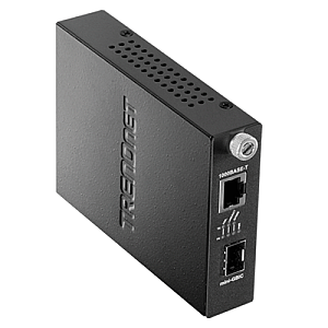 Mediaconvertor Gigabit - SFP fibra optica (pt TFC-1600) - TRENDnet TFC-1000MGA