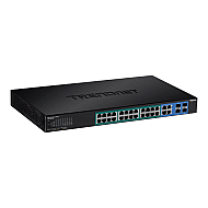 Switch 28 porturi Gigabit Web Smart, 24 x PoE+, 4 x Gigabit/SFP - TRENDnet TPE-2840WS Switch 28 porturi Gigabit Web Smart, 24 x PoE+, 4 x Gigabit/SFP - TRENDnet TPE-2840WS