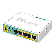 Router hEX PoE Lite, 5 x Fast Ethernet 4 x PoE, RouterOS L4 - Mikrotik RB750UPr2