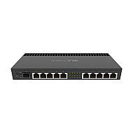 Router 10 x Gigabit, 1 x SFP+ 10Gbps, 1 x PoE, RouterOS L5, 1U - Mikrotik RB4011iGS+RM Router 10 x Gigabit, 1 x SFP+ 10Gbps, 1 x PoE, RouterOS L5, 1U - Mikrotik RB4011iGS+RM