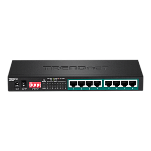 Switch 8 porturi Gigabit Long Range 200m PoE+ - TRENDnet TPE-LG80 Switch 8 porturi Gigabit Long Range 200m PoE+ - TRENDnet TPE-LG80