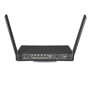 hAP ac³, 5 x Gigabit, 1 x PoE, 802.11b/g/n 2.4Ghz, 802.11ac 5Ghz, antene externe 3dBi 2.4GHz, 5.5dBi 5GHz - MikroTik RBD53iG-5HacD2HnD