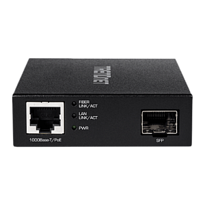 Mediaconvertor POE Gigabit - SFP fibra optica - TRENDnet TFC-PGSFP Mediaconvertor POE Gigabit - SFP fibra optica - TRENDnet TFC-PGSFP