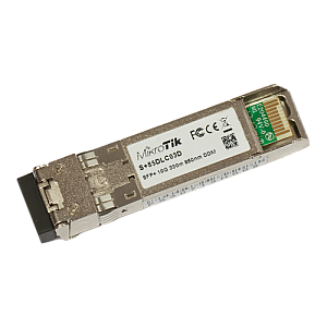 Modul SFP+ 10G MM 300m 850nm Dual LC-connector - Mikrotik S+85DLC03D Modul SFP+ 10G MM 300m 850nm Dual LC-connector - Mikrotik S+85DLC03D