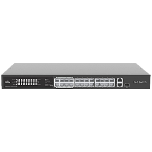 Switch 24 porturi PoE, 1 port Gigaethernet, 1 port Combo - UNV NSW2020-24T1GT1GC-POE-IN Switch 24 porturi PoE, 1 port Gigaethernet, 1 port Combo - UNV NSW2020-24T1GT1GC-POE-IN