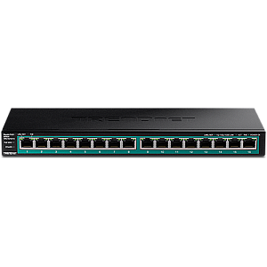 Switch 16 porturi Gigabit PoE/PoE+ 120W - TRENDnet TPE-TG161H Switch 16 porturi Gigabit PoE/PoE+ 120W - TRENDnet TPE-TG161H