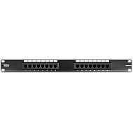 Patch Panel 16 porturi RJ45 UTP 19', Cat5/5e - TRENDnet TC-P16C5E