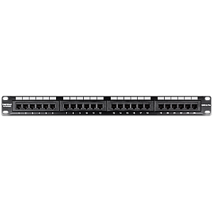 Patch Panel 24 porturi RJ45 UTP 19', Cat5/5e - TRENDnet TC-P24C5E