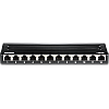 Patch Panel 12 porturi RJ45 UTP, Cat6a, Ecranat, 0.5U - TRENDnet TC-P12C6AS – TRENDnet TC-P12C6AS