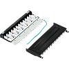 Patch Panel 12 porturi RJ45 UTP, Cat6a, Ecranat, 0.5U - TRENDnet TC-P12C6AS – TRENDnet TC-P12C6AS