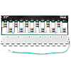 Patch Panel 12 porturi RJ45 UTP, Cat6a, Ecranat, 0.5U - TRENDnet TC-P12C6AS – TRENDnet TC-P12C6AS
