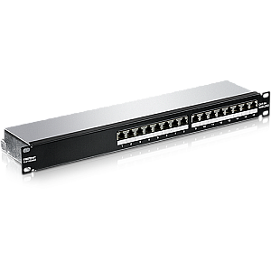 Patch Panel 16 porturi RJ45 UTP, Cat6a, Ecranat, 1U - TRENDnet TC-P16C6AS Patch Panel 16 porturi RJ45 UTP, Cat6a, Ecranat, 1U - TRENDnet TC-P16C6AS