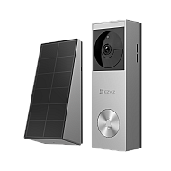 EZVIZ HP3 Pro Sonerie video inteligentă 2K, WiFi, baterie, panou solar inclus, AI, comunicare bidirecțională