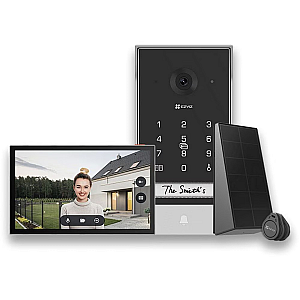 EZVIZ EP7 Sonerie video Smart Home 2K cu panou solar, monitor tactil 7", WiFi HaLow, RFID, cod PIN, control din aplicație EZVIZ EP7 Sonerie video Smart Home 2K cu panou solar, monitor tactil 7", WiFi HaLow, RFID, cod PIN, control din aplicație