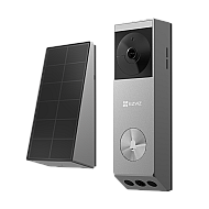 EZVIZ EP3X Pro Sonerie video wireless 2K cu lentile duale, panou solar, baterie, stocare internă 32GB, detectare colete