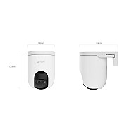 EZVIZ H8c Pro 3K Cameră de supraveghere WiFi PTZ 5MP, 3K, lentilă 4mm, IR 30m, Color Night Vision, Auto Tracking EZVIZ H8c Pro 3K Cameră de supraveghere WiFi PTZ 5MP, 3K, lentilă 4mm, IR 30m, Color Night Vision, Auto Tracking