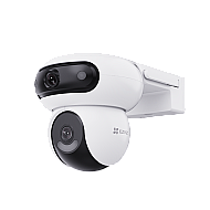EZVIZ H90 Dual Cameră de supraveghere WiFi Dual 2K+ (2 × 4 MP), Pan & Tilt, lentile 2.8 mm + 6 mm, IR 30 m, detectare persoane și vehicule