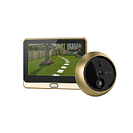 EZVIZ DP2C Golden Vizor digital inteligent WiFi 2MP Full HD, ecran color 4.3", baterie 4600 mAh, PIR, comunicare bidirecțională EZVIZ DP2C Golden Vizor digital inteligent WiFi 2MP Full HD, ecran color 4.3", baterie 4600 mAh, PIR, comunicare bidirecțională