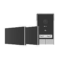 EZVIZ HP7 2-Family Kit Videointerfon IP 2K pentru 2 familii, 2 monitoare 7", WiFi 6 Dual Band, RFID, control din aplicație