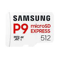 Card de Memorie Samsung P9 Express MB-MK512T/WW MicroSDXC 512GB SD Express 800MB/s U3 V30 A1 cu Adaptor SD Card de Memorie Samsung P9 Express MB-MK512T/WW MicroSDXC 512GB SD Express 800MB/s U3 V30 A1 cu Adaptor SD