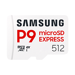 Card de Memorie Samsung P9 Express MB-MK512T/WW MicroSDXC 512GB SD Express 800MB/s U3 V30 A1 cu Adaptor SD
