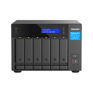 NAS QNAP TVS-H674-i5-32G, 6-Bay, Intel Core i5-12400, 32GB DDR4, 2x M.2 NVMe, 2x 2.5GbE NAS QNAP TVS-H674-i5-32G, 6-Bay, Intel Core i5-12400, 32GB DDR4, 2x M.2 NVMe, 2x 2.5GbE