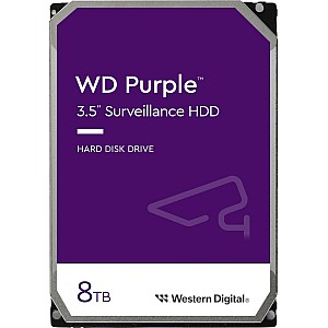 WD Purple WD85PURZ HDD Surveillance 8TB 5640RPM 256MB SATA III 3.5 inch pentru sisteme CCTV 24/7 WD Purple WD85PURZ HDD Surveillance 8TB 5640RPM 256MB SATA III 3.5 inch pentru sisteme CCTV 24/7