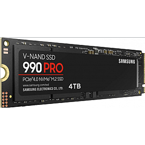 SSD Samsung 990 PRO MZ-V9P4T0BW 4TB M.2 NVMe PCIe 4.0 x4 până la 7450 MB/s SSD Samsung 990 PRO MZ-V9P4T0BW 4TB M.2 NVMe PCIe 4.0 x4 până la 7450 MB/s