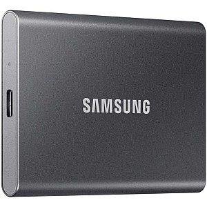 SSD Extern Samsung Portable T7 MU-PC2T0T/WW 2TB USB 3.2 Gen 2 Gri NVMe până la 1050 MB/s