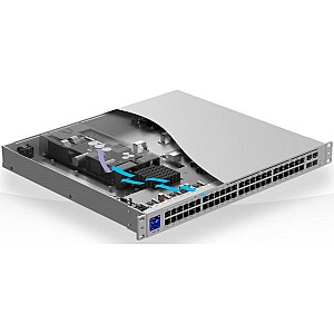 Switch Ubiquiti UniFi Pro 48 PoE USW-Pro-48-PoE, 48x Gigabit RJ45, 4x SFP+ 10G, Layer 3, PoE+ 600W, Rack 1U Switch Ubiquiti UniFi Pro 48 PoE USW-Pro-48-PoE, 48x Gigabit RJ45, 4x SFP+ 10G, Layer 3, PoE+ 600W, Rack 1U