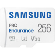 Card de memorie microSDXC Samsung PRO Endurance, 256GB, UHS-I U3, V30, Class 10, cu adaptor SD - MB-MJ256KA/EU
