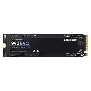 SSD Samsung 990 EVO MZ-V9V2T0BW, 2TB, M.2 2280, PCIe 4.0 x4 / 5.0 x2, NVMe 2.0, 5000 MB/s SSD Samsung 990 EVO MZ-V9V2T0BW, 2TB, M.2 2280, PCIe 4.0 x4 / 5.0 x2, NVMe 2.0, 5000 MB/s