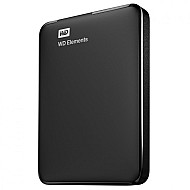 WD Elements Portable WDBUZG0010BBK-WESN HDD Extern 1TB USB 3.0 2.5 inch pentru PC, laptop și backup