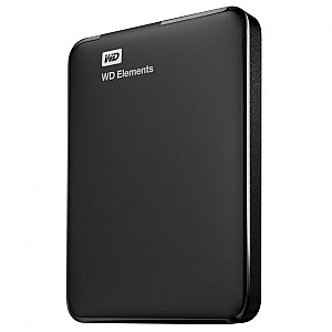 WD Elements Portable WDBUZG0010BBK-WESN HDD Extern 1TB USB 3.0 2.5 inch pentru PC, laptop și backup
