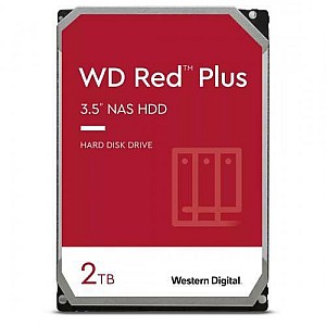 WD Red Plus WD20EFPX HDD NAS 2TB 5400RPM 64MB SATA III 3.5 inch pentru servere NAS și RAID WD Red Plus WD20EFPX HDD NAS 2TB 5400RPM 64MB SATA III 3.5 inch pentru servere NAS și RAID