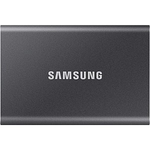 SSD Extern Samsung Portable T7 MU-PC2T0T/WW 2TB USB 3.2 Gen 2 Gri NVMe până la 1050 MB/s
