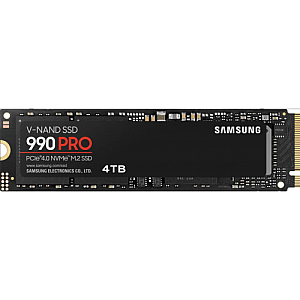 SSD Samsung 990 PRO MZ-V9P4T0BW 4TB M.2 NVMe PCIe 4.0 x4 până la 7450 MB/s