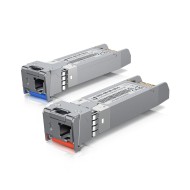 Set 2 module SFP+ BiDi, 1/10Gbps, singlemode, LC simplex, 10km, 1270/1330nm, Ubiquiti - UACC-OM-SM-10G-S-2