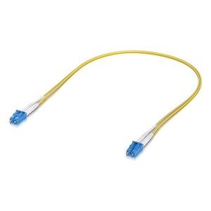 Cablu fibră optică singlemode, conectori LC/UPC–LC/UPC, 0.5 m, Ubiquiti - UACC-OFC-S2-LULU-0.5M-50