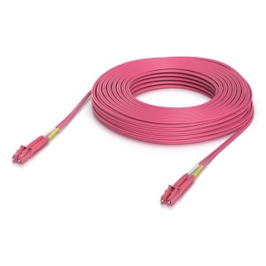Cablu fibră optică multimode OM4, conectori LC/UPC–LC/UPC, 30 m, Ubiquiti - UACC-OFC-M2-LULU-30M