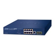 Switch managed PoE++ PLANET GS-4210-8UP2S, 8x Gigabit PoE++, 2x SFP, 180W - 1455916