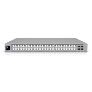 Switch administrabil UniFi Pro XG 48, 16 porturi 2.5GbE, 32 porturi 10GbE, 4 porturi SFP28 25G, Layer 3, Ubiquiti - USW-PRO-XG-48
