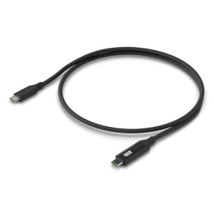 Cablu USB-C la USB-C, încărcare până la 100 W, 1 m, negru, Ubiquiti - UACC-CABLE-USB-100W-1M-BK
