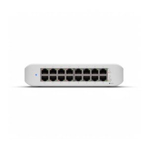 Switch administrabil UniFi Lite, 16 porturi Gigabit, 8 porturi PoE+, buget PoE 45W, Ubiquiti - USW-LITE-16-POE