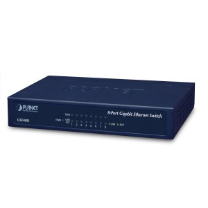 Switch PLANET GSD-803, 8x Gigabit, unmanaged - 1455874 Switch PLANET GSD-803, 8x Gigabit, unmanaged - 1455874