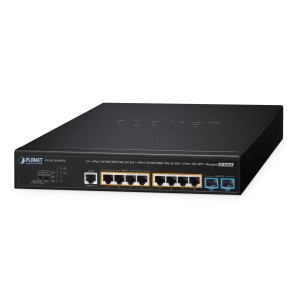 Switch managed PoE++ PLANET AVS-4210-8HP2X, 8x Gigabit PoE, 2x SFP+ 10G - 1455979